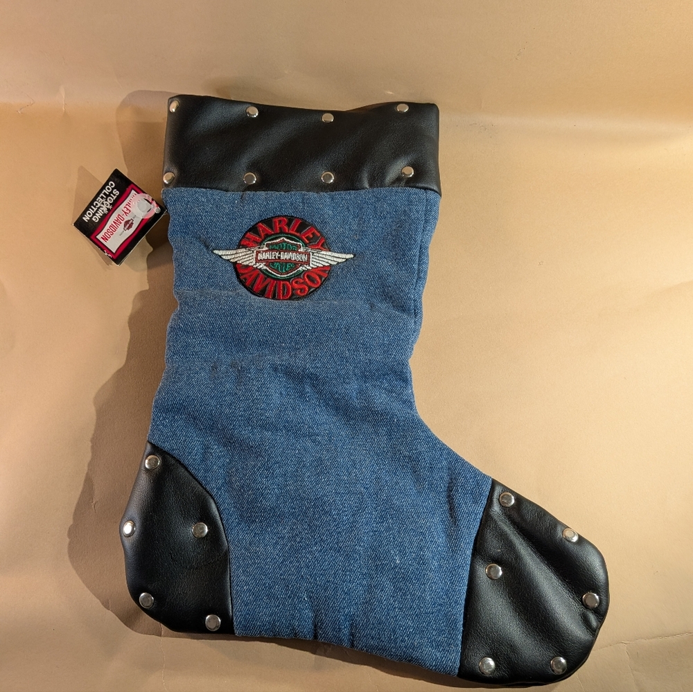 NWT Christmas Stocking Harley Davidson